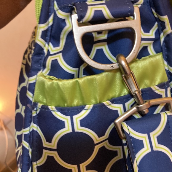 Ju-Ju-Be Be Prepared Diaper Bag Backpack Royal Envy Blue Royal Envy Green Geom - Picture 5 of 10